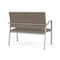 Lesro Newport 2 Seat Tandem Seating Metal Frame No Center Arms, Silver, MD Farro Upholstery NP1501 - alternate 3